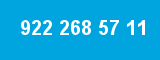 922 268 57 11